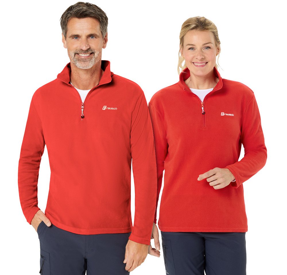 Reusch Fleeceshirt praktisches, pflegeleichtes und schnelltrockendes Fleeceshirt unisex – Bild 3 von 5