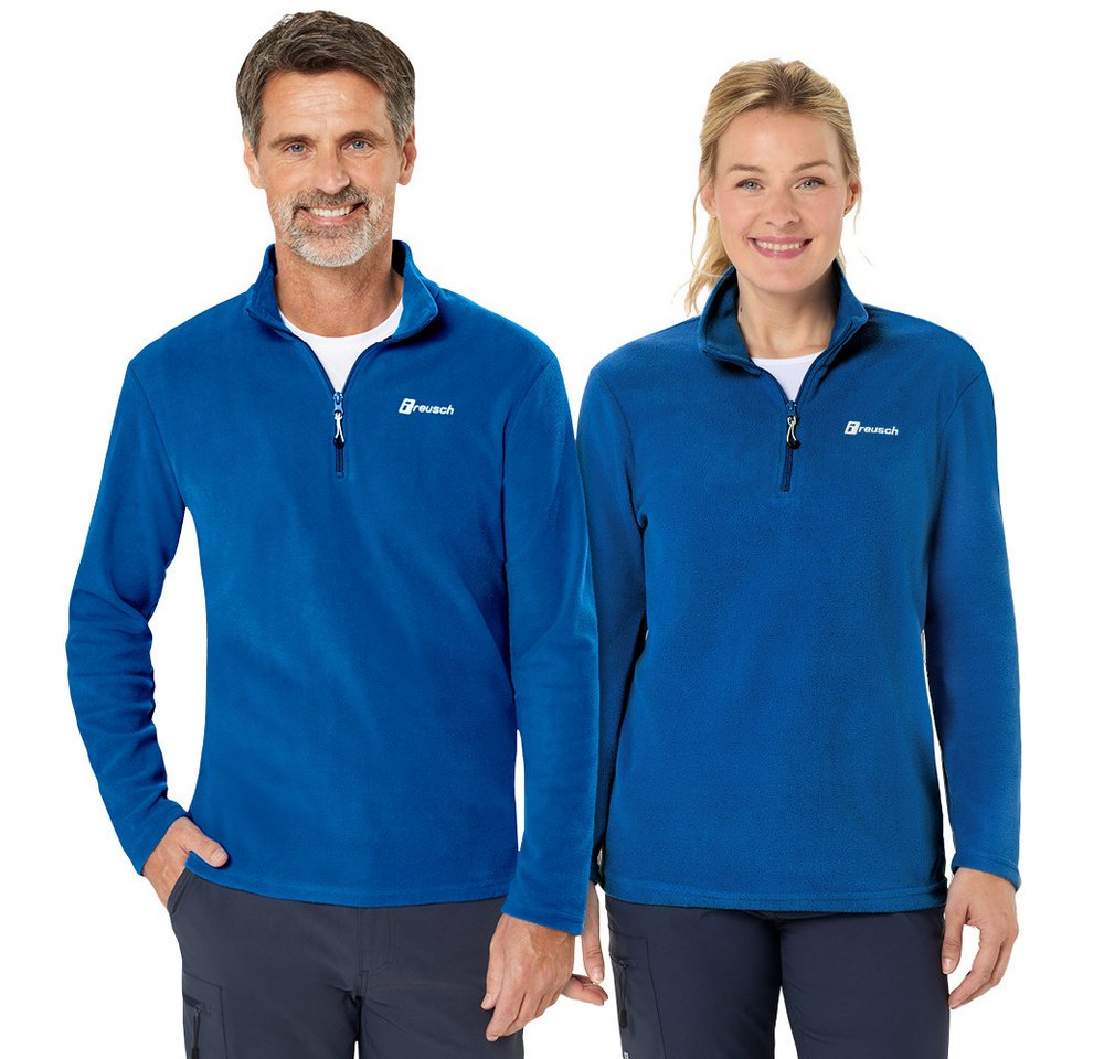 Reusch Fleeceshirt praktisches, pflegeleichtes und schnelltrockendes Fleeceshirt unisex – Bild 3 von 5