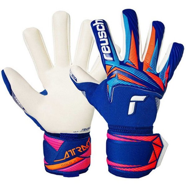 Reusch Torwarthandschuhe Attrakt Gold X NC mit atmungsaktiven Mesh-Einsätzen