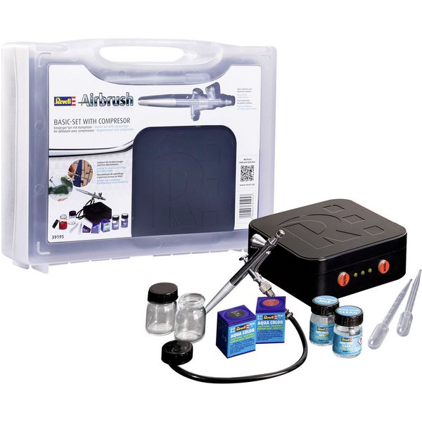 Revell® Airbrush-Kompressor Airbrush Basic Set, mit Kompressor