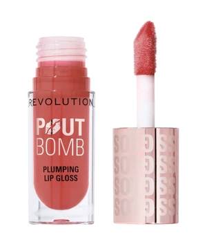 REVOLUTION Pout Bomb Plumping Gloss Lipgloss · 4.6 ml · Braun