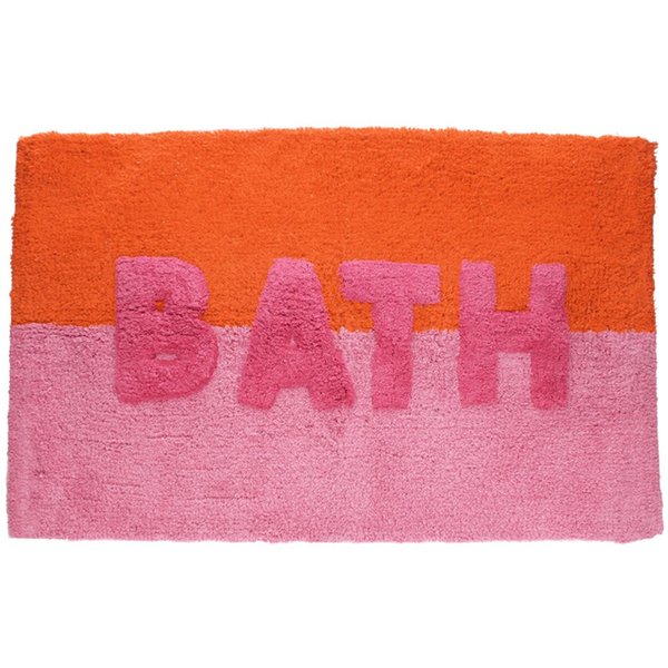 Rex London Badematte Badteppich, Badvorleger, farbenfrohes Motiv, Baumwolle, Rechteckig, ca. 80 x 50 cm