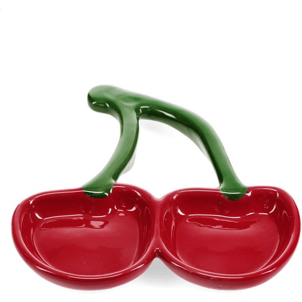 Rex London Schmuckablage Cherry (Keramik, 1 St., Kirsche), ca. 15,9 x 15,3 x 1,9 cm