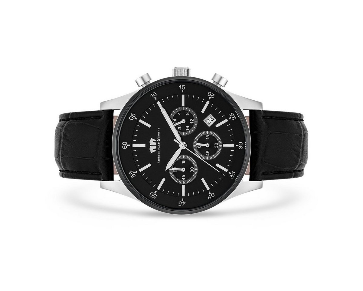 Rhodenwald & Söhne Chronograph Goodwill silber/schwarz Goodwill, aus Edelstahl – Bild 3 von 5
