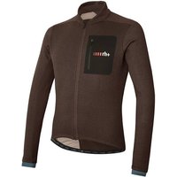RHPLUS Radtrikot All Road Sweater, Größe L in Braun