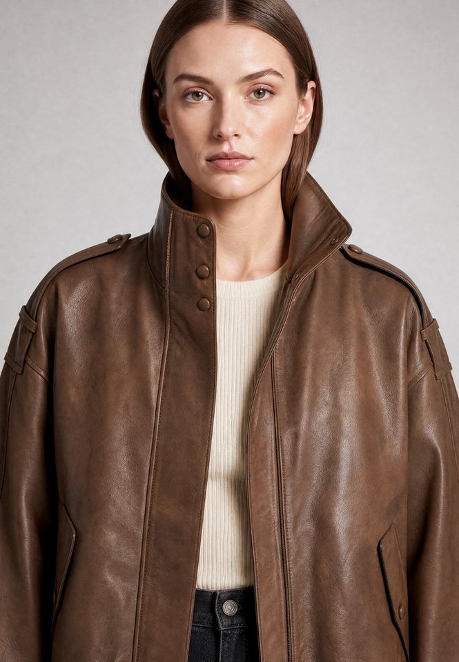 RICANO Lederjacke Debora Handgefertigt aus echtem Leder – Bild 4 von 5