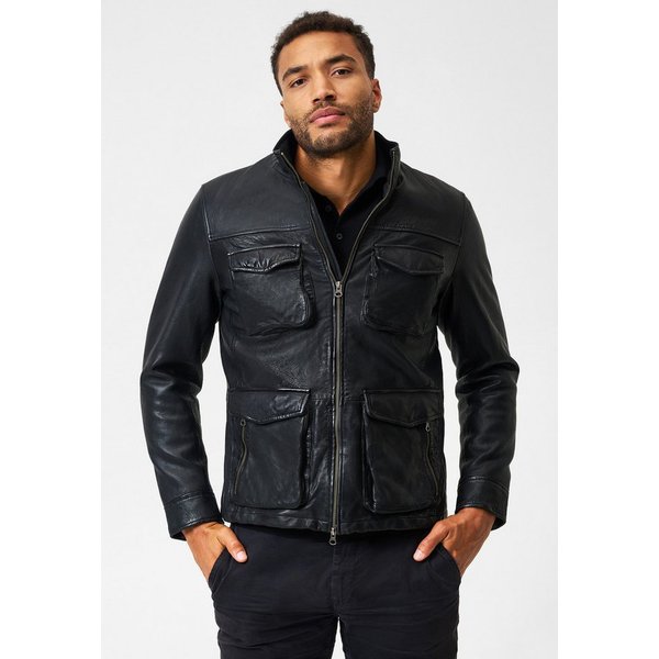 RICANO Lederjacke Stefano Zeitlose Herrenjacke aus Lammleder