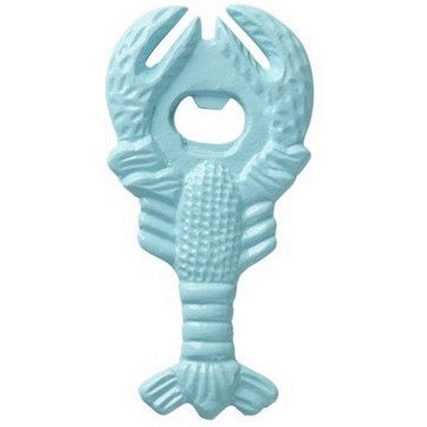 rice Flaschenöffner Hummer aus Aluminium, maritimes Design, Geschenkidee 16 x 8 x 1,25 cm