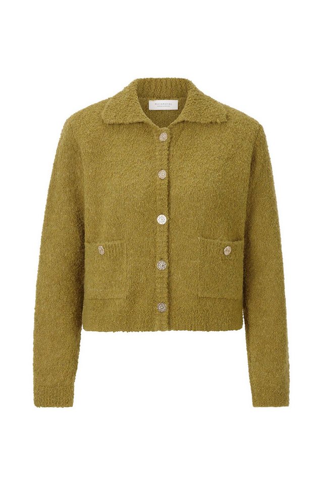 RICHROYAL Cardigan mit Wolle, Regular fit in Boucle-Optik – Bild 4 von 5