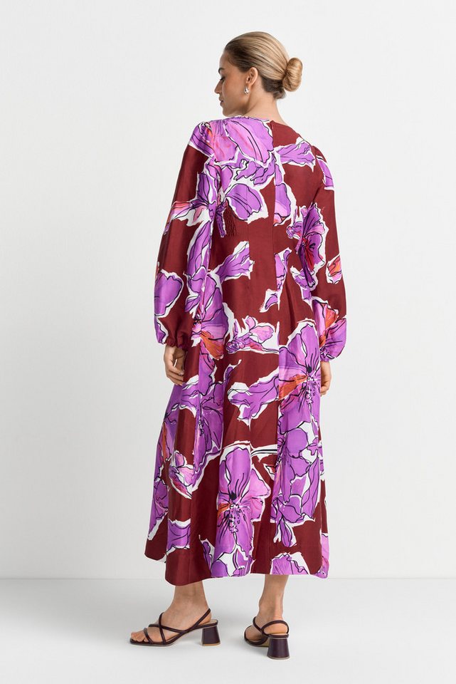 RICHROYAL Maxikleid aus Leinen-Mix, Allover Blumenprint – Bild 2 von 5