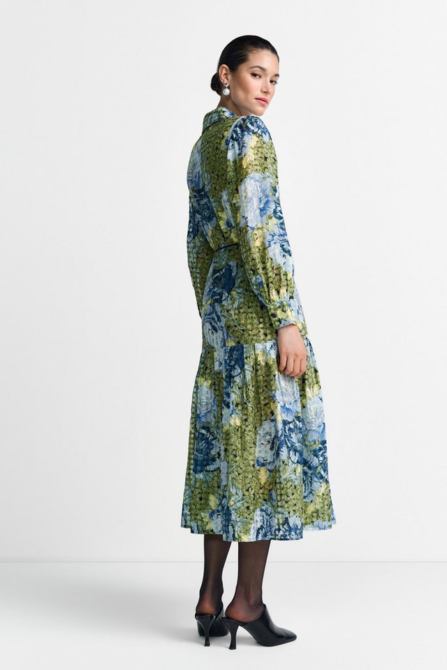 RICHROYAL Midikleid mit Pfingstrosenprint, Seiden-Anteil – Bild 2 von 5
