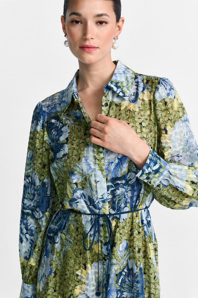 RICHROYAL Midikleid mit Pfingstrosenprint, Seiden-Anteil – Bild 4 von 5