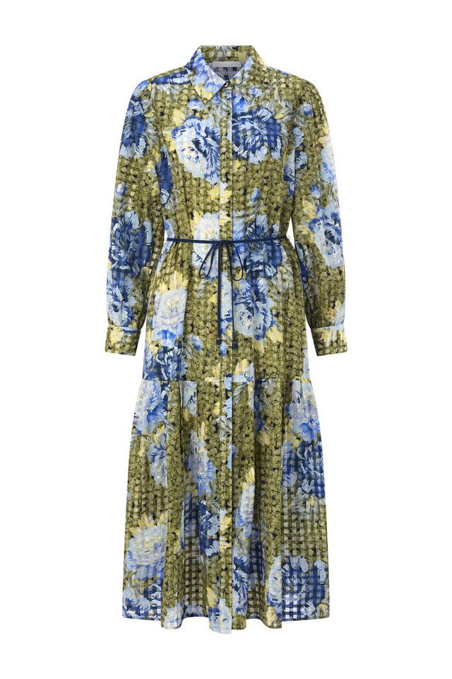 RICHROYAL Midikleid mit Pfingstrosenprint, Seiden-Anteil – Bild 5 von 5