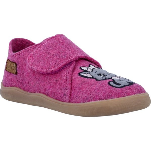 Richter Fun (Felt) Barfußschuh Hausschuh mit süßem Katzenmotiv, Größenschablone zum Download