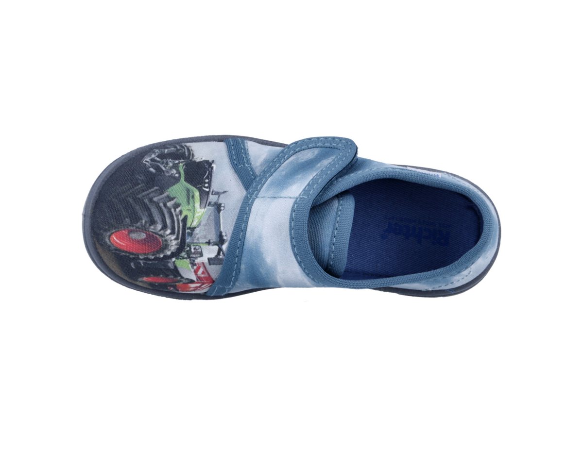 Richter Matz Hausschuh Halbschuh, Kinderschuh, Kontrastbesätzen, Größenschablone zum Download – Bild 3 von 5