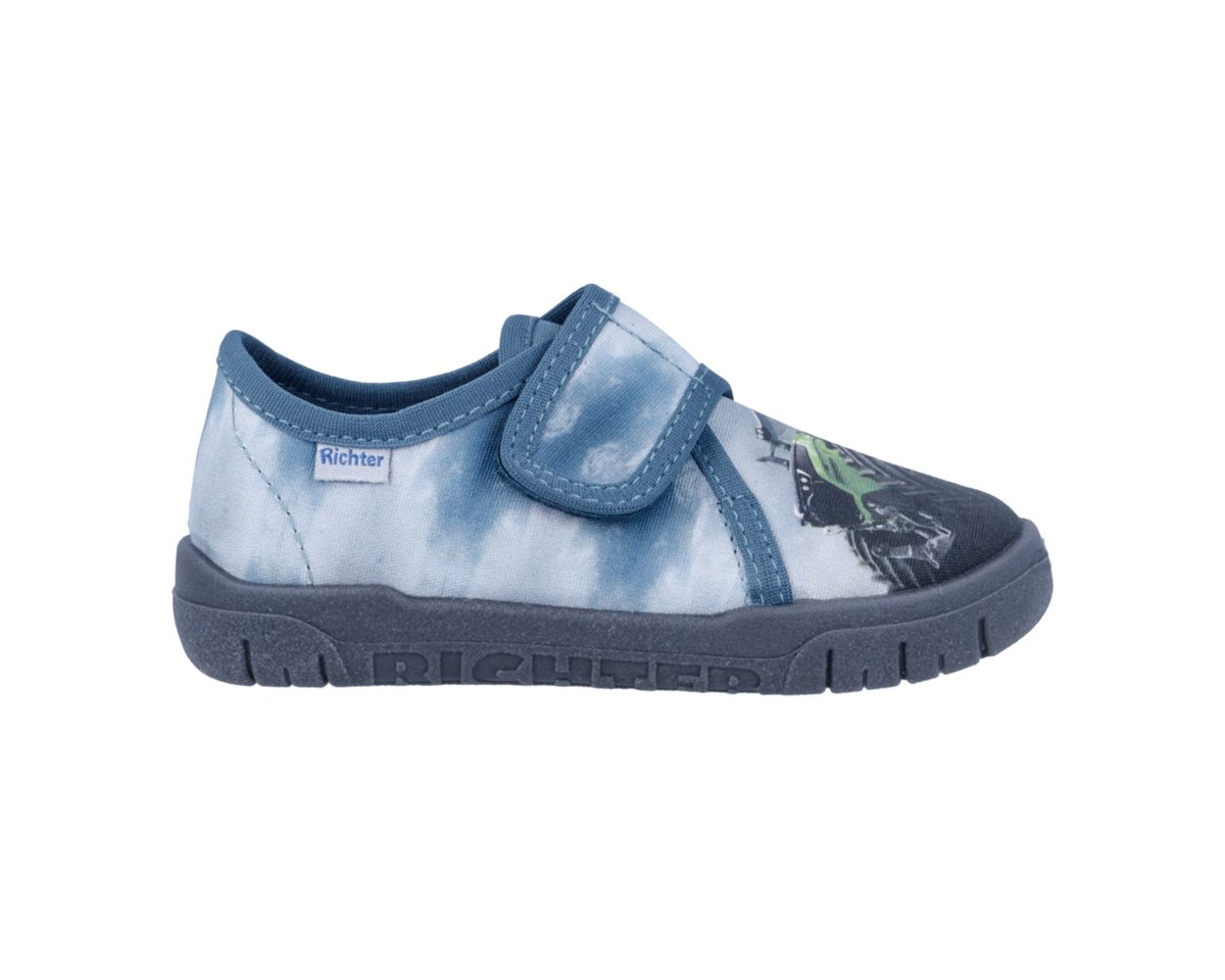 Richter Matz Hausschuh Halbschuh, Kinderschuh, Kontrastbesätzen, Größenschablone zum Download – Bild 5 von 5