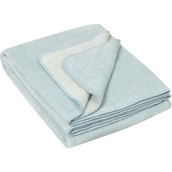 Wohndecke Melange, Richter, elegante Kuscheldecke aus 100% Bio Baumwolle