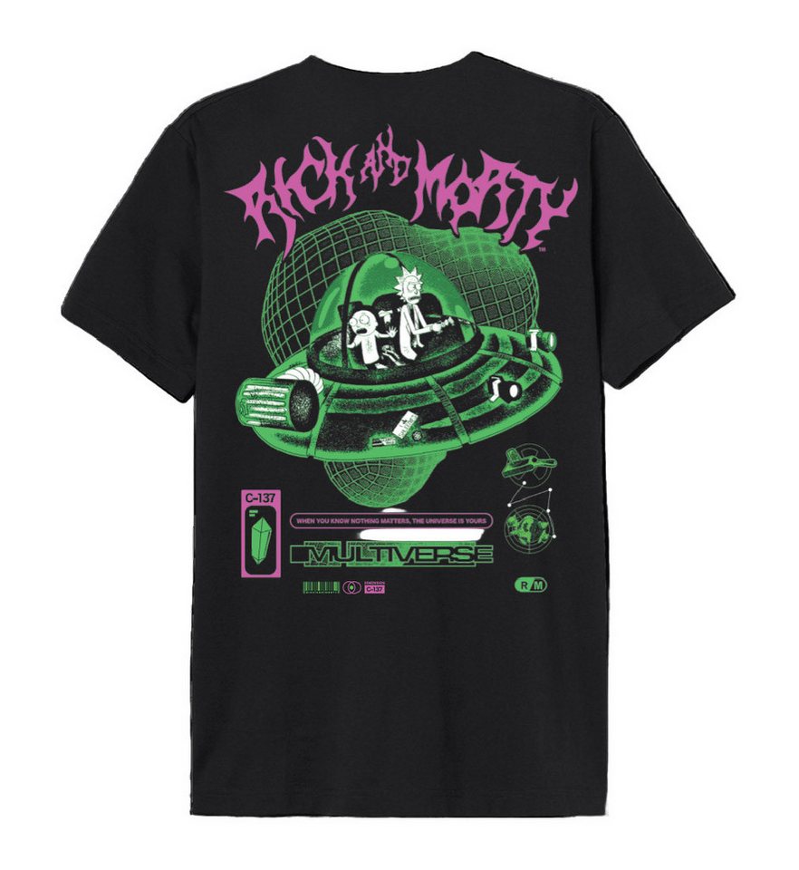 Rick and Morty T-Shirt Multiverse Multiverse – Bild 2 von 2