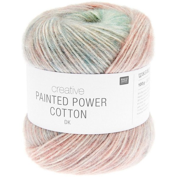 rico Rico - Creative Painted Power Cotton dk Häkelwolle, 300 m