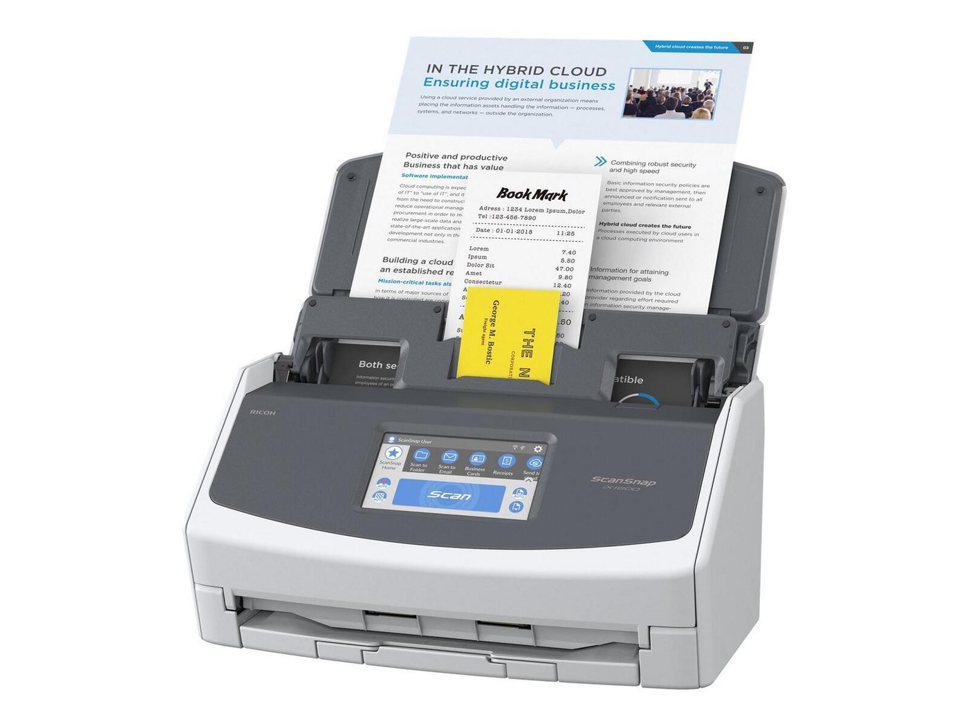 Ricoh Ricoh ScanSnap iX1600 Scanner, (ADF (Automatischer Dokumenteneinzug) – Bild 2 von 5