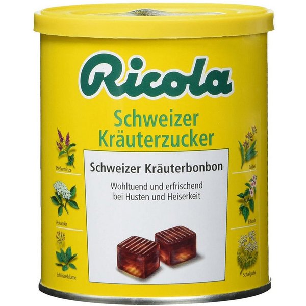 RICOLA Süßigkeit, Ricola Original Kräuterzucker mit Schweizer Alpenkräutern in Dose 250g
