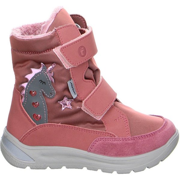 Ricosta Ricosta Annika Velour Klettstiefel Winter Mädchen rot Winterstiefelette