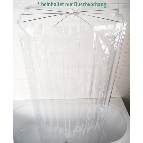 Ridder Duschvorhang Brillant transparent Breite 210 cm