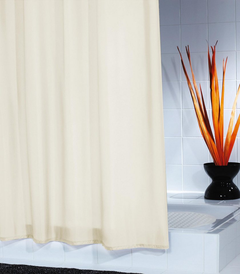 Ridder Duschvorhang Uni beige Breite 240 cm – Bild 2 von 5