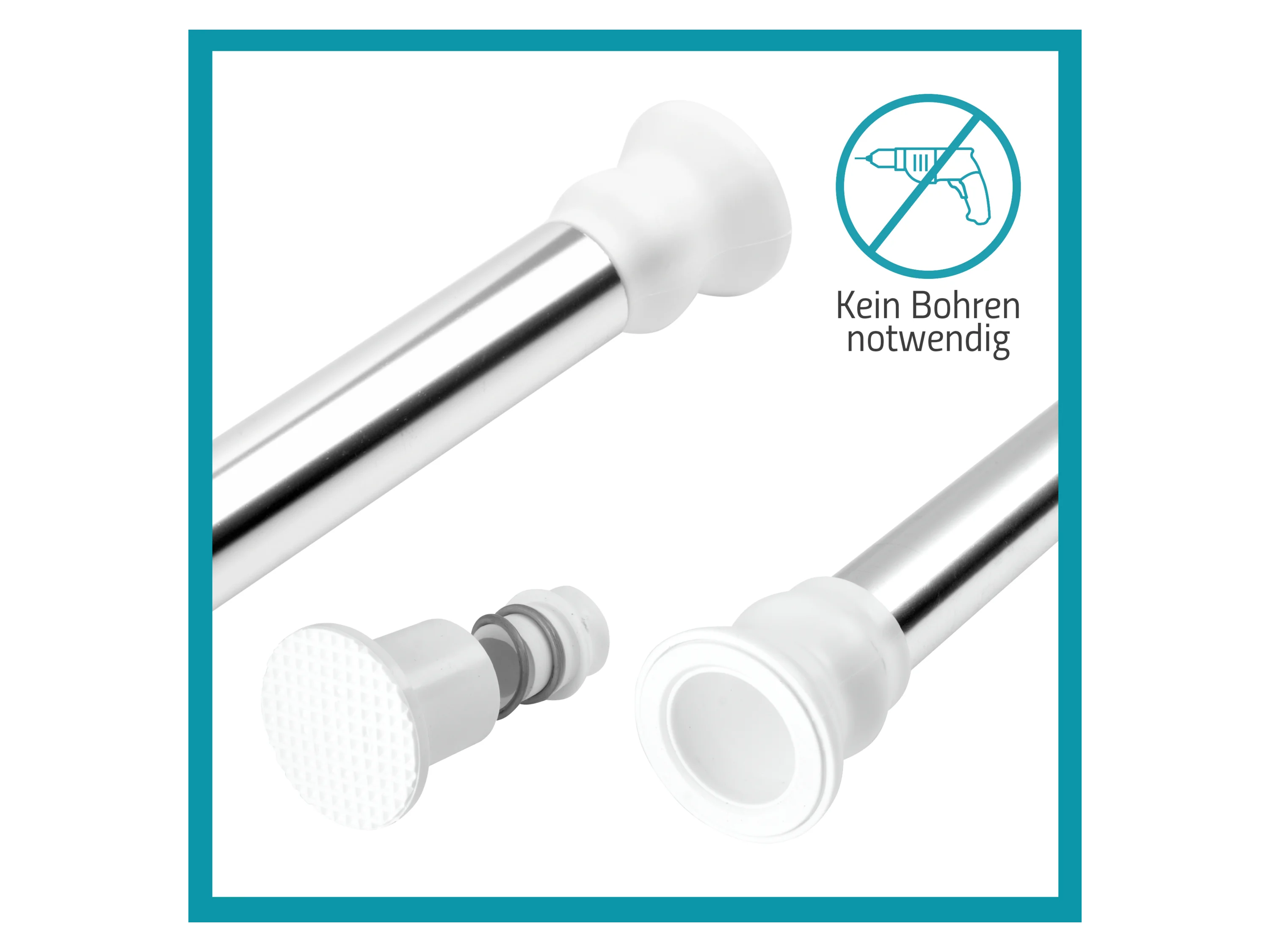 RIDDER Federstange »Wien«, 70 - 115 cm (Chromfarben) – Bild 2 von 2
