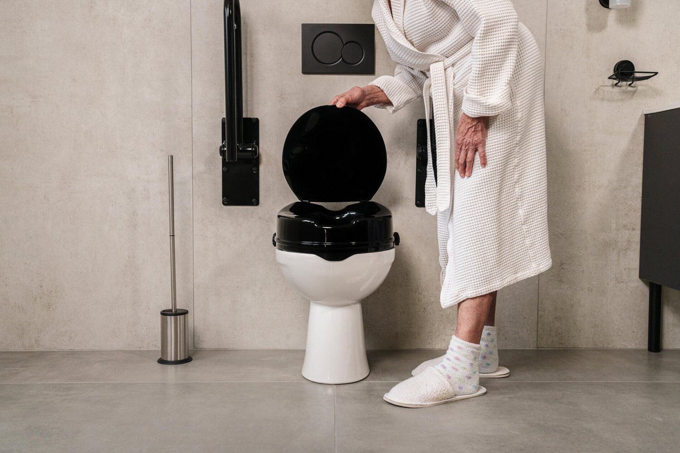 Ridder WC-Sitz Sam schwarz – Bild 2 von 5