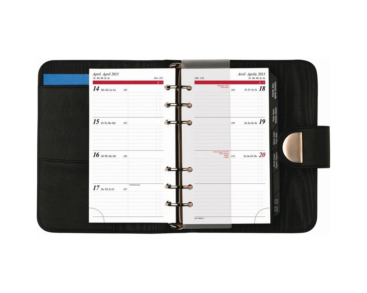 rido ide Terminplaner Zeitplaner Komplettsystem Timing 2 PU schwarz – Bild 2 von 2