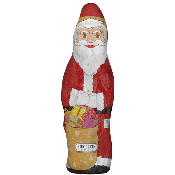 Riegelein Confiserie Schokolade, Riegelein Weihnachtsmann Hohlkörper aus Vollmilchschokolade 60g
