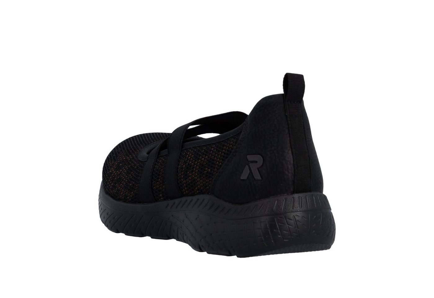Rieker Ballerina Slipper, Schlupfschuh mit Stretchbänder – Bild 2 von 5