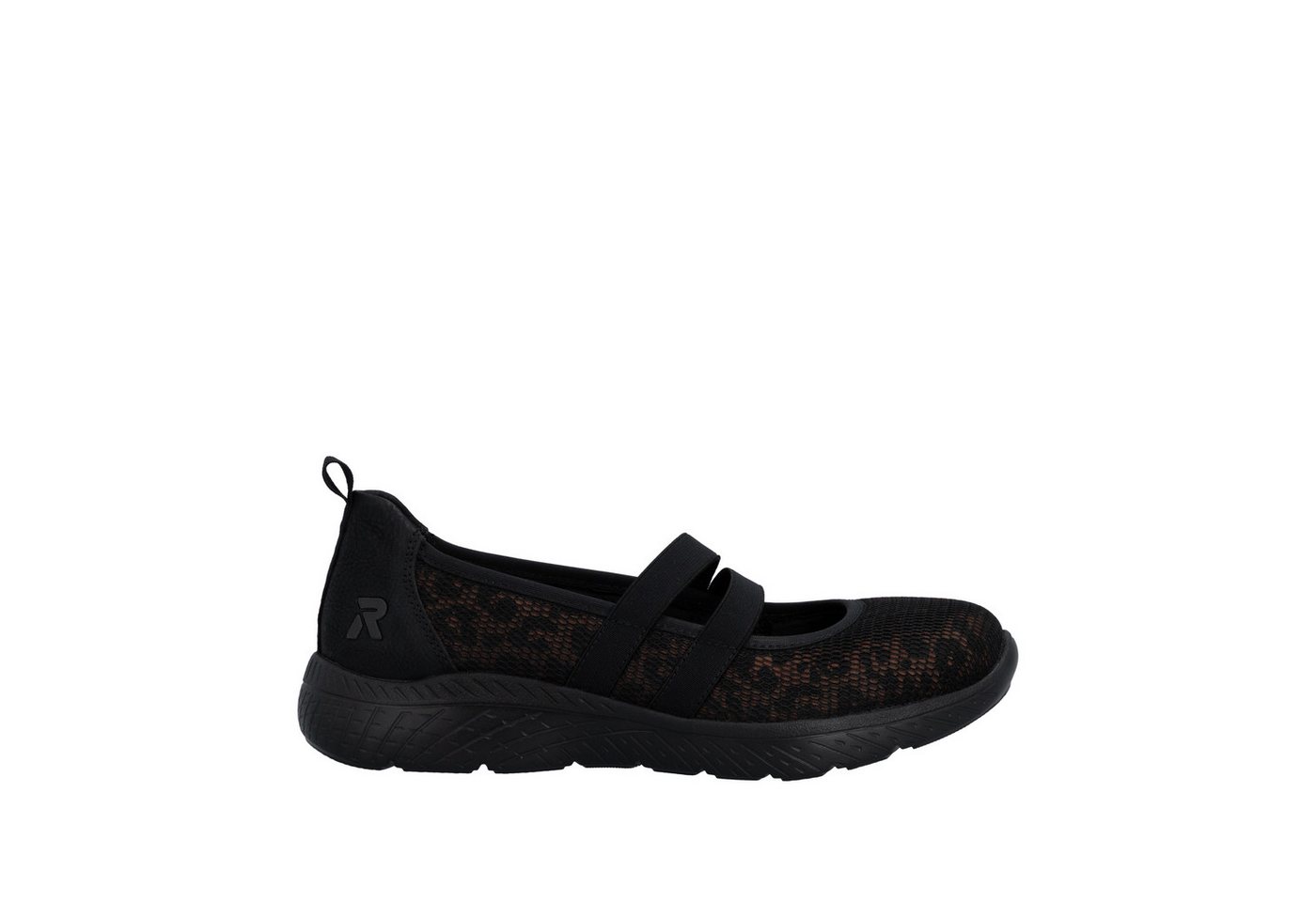 Rieker Ballerina Slipper, Schlupfschuh mit Stretchbänder – Bild 5 von 5