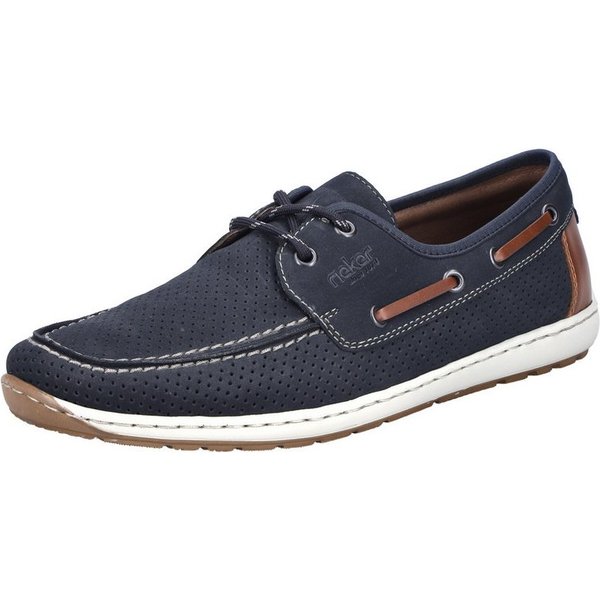 Rieker Bootsschuh Mokassin, Halbschuh, Frühlingsschuh mit Perforation