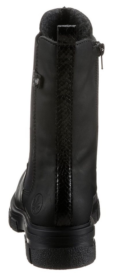 Rieker Chelseaboots, Stiefelette, Blockabsatz, Boots mit breitem Stretcheinsatz – Bild 2 von 5