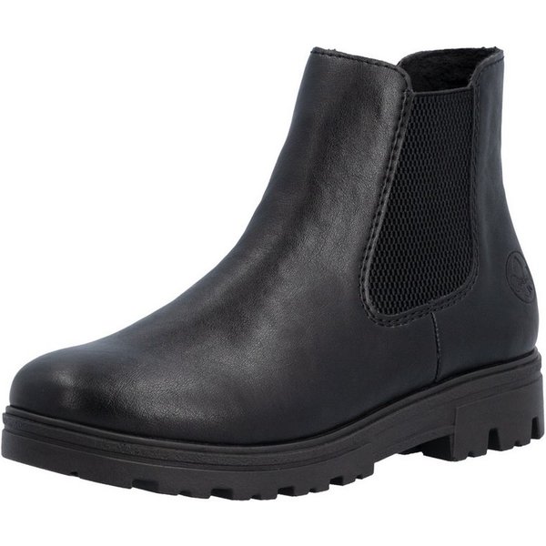 Rieker Chelseaboots Blockabsatz, Stiefelette mit praktischem Innenreißvreschluss