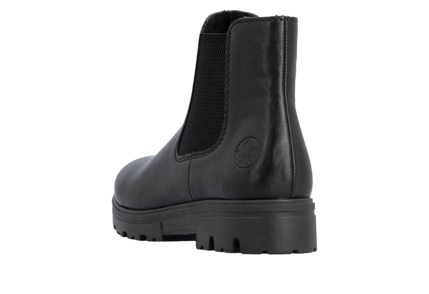 Rieker Chelseaboots Blockabsatz, Stiefelette mit praktischem Innenreißvreschluss – Bild 5 von 5