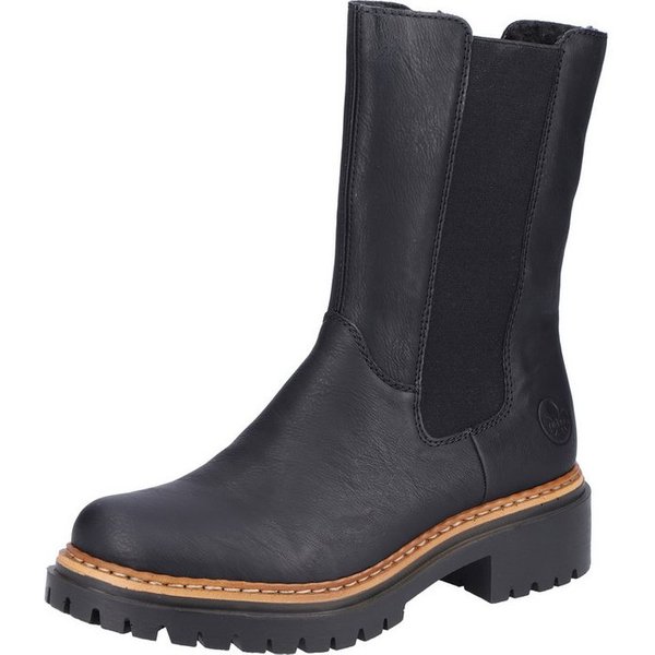 Rieker Chelseaboots Stiefelette, Boots mit breitem Stretch an der Seite