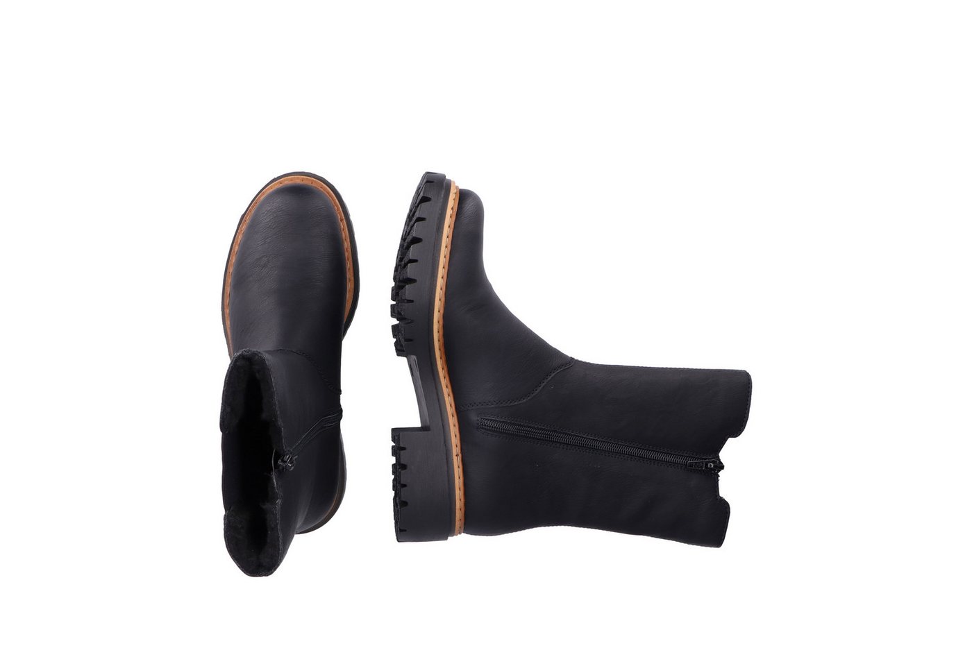 Rieker Chelseaboots Stiefelette, Boots mit breitem Stretch an der Seite – Bild 4 von 5