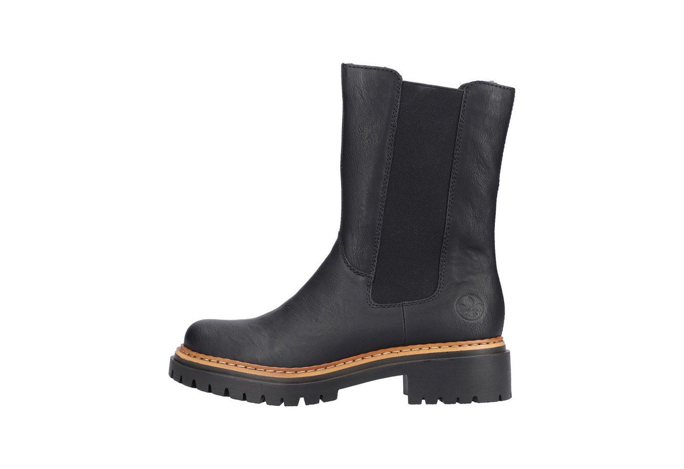 Rieker Chelseaboots Stiefelette, Boots mit breitem Stretch an der Seite – Bild 5 von 5