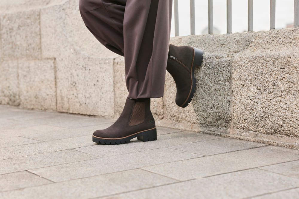 Rieker Chelseaboots Stiefelette, Schlupfboots mit Profilsohle – Bild 3 von 5
