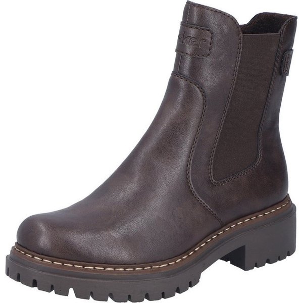 Rieker Chelseaboots Stiefelette, Boots, markanter Laufsohle, Stretch außen, schmale Form