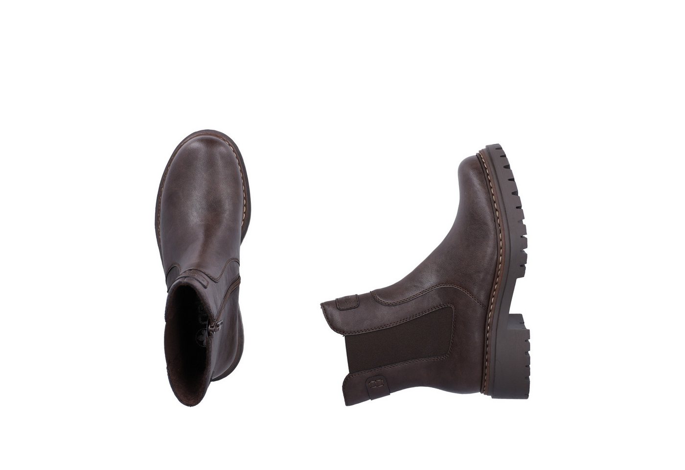 Rieker Chelseaboots Stiefelette, Boots, markanter Laufsohle, Stretch außen, schmale Form – Bild 4 von 5