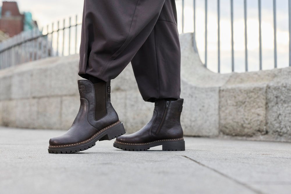 Rieker Chelseaboots Stiefelette, Boots, markanter Laufsohle, Stretch außen, schmale Form – Bild 5 von 5