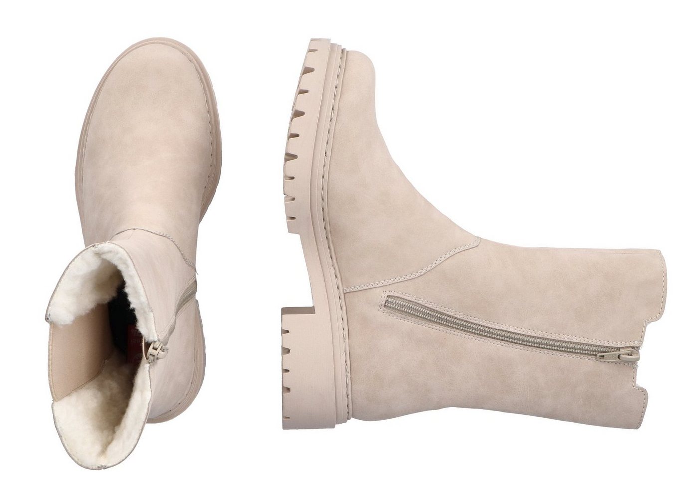 Rieker Chelseaboots Stiefelette, Boots mit breitem Stretch an der Seite – Bild 3 von 5