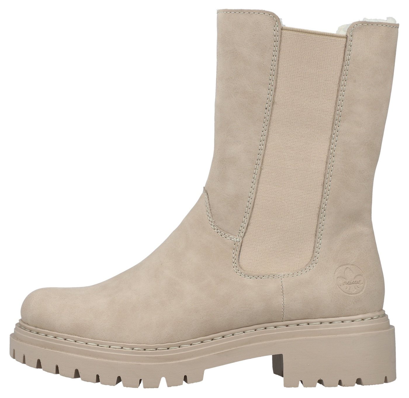 Rieker Chelseaboots Stiefelette, Boots mit breitem Stretch an der Seite – Bild 4 von 5