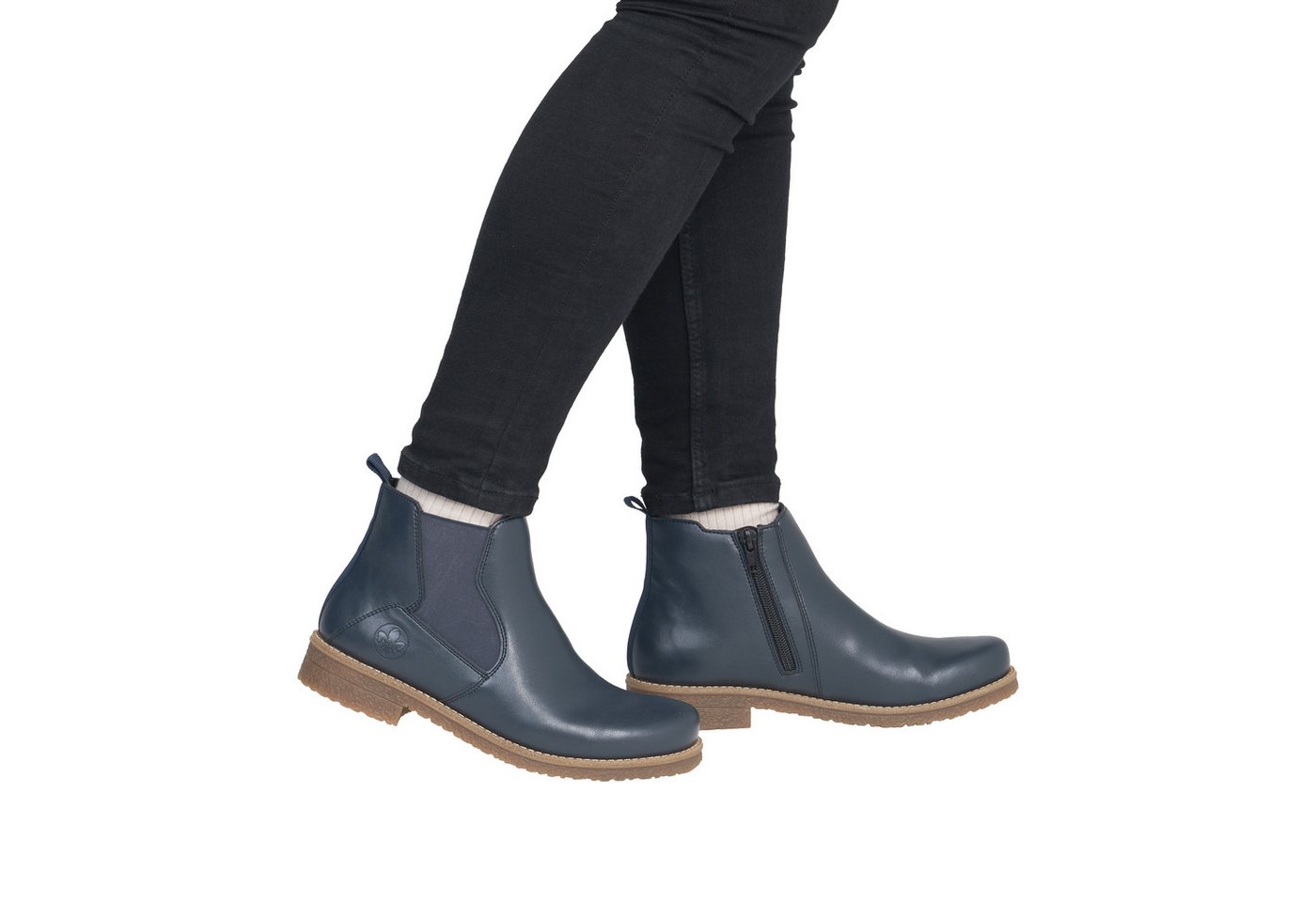 Rieker Chelseaboots Stiefelette, Schlupfboots, Stretcheinsatz, mit Innenreißverschluss – Bild 2 von 5