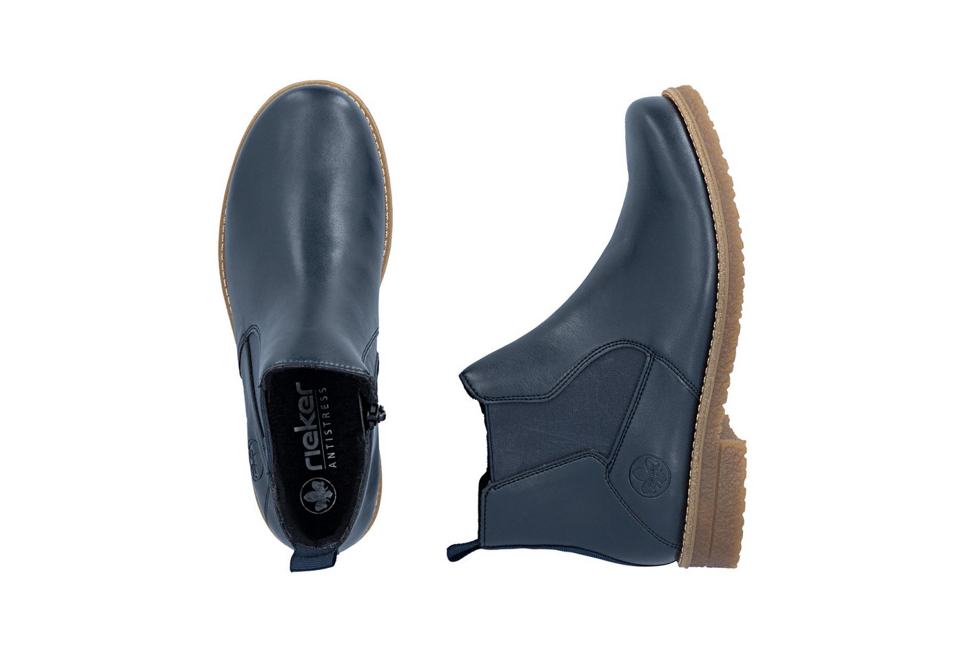 Rieker Chelseaboots Stiefelette, Schlupfboots, Stretcheinsatz, mit Innenreißverschluss – Bild 3 von 5