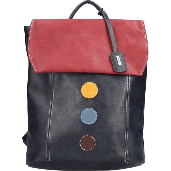 Rieker Cityrucksack, Freizeitrucksack, Shoppingrucksack mit bunten Akzenten